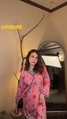 Floral Fusion Kurti Set 🌸👗 2 PCs