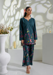 Zarqa-e-Rang 🎨🌼 2 Pcs Kurti Set