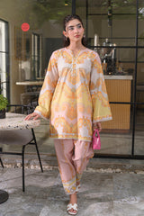 🧡 Zauq-e-Gulzar – 2 Piece Kurti Set