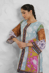 🌹 Savera Hania – 2 Piece Kurti Set