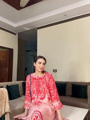 Dilkash Lal 2-Piece Kurta Set 🌹❤️