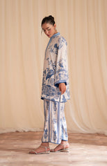 🌼 Zariya Flora – 2 Pc Kurti Set