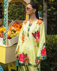 Golden Petals Kurti Set 🌼✨💛