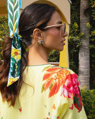 Golden Petals Kurti Set 🌼✨💛