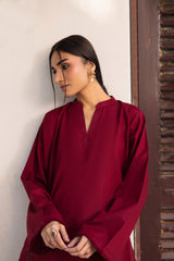 Nooray Mehroon – 2 Piece Kurti Set