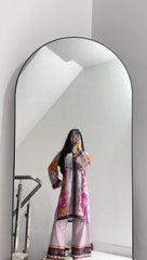 🌹 Savera Hania – 2 Piece Kurti Set